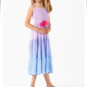 Tiare Hawaii - Kids Avisa Dress Blueberry Ombré 8-10